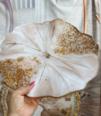 میوه خوری طرح سنگ وورق طلا عاجی