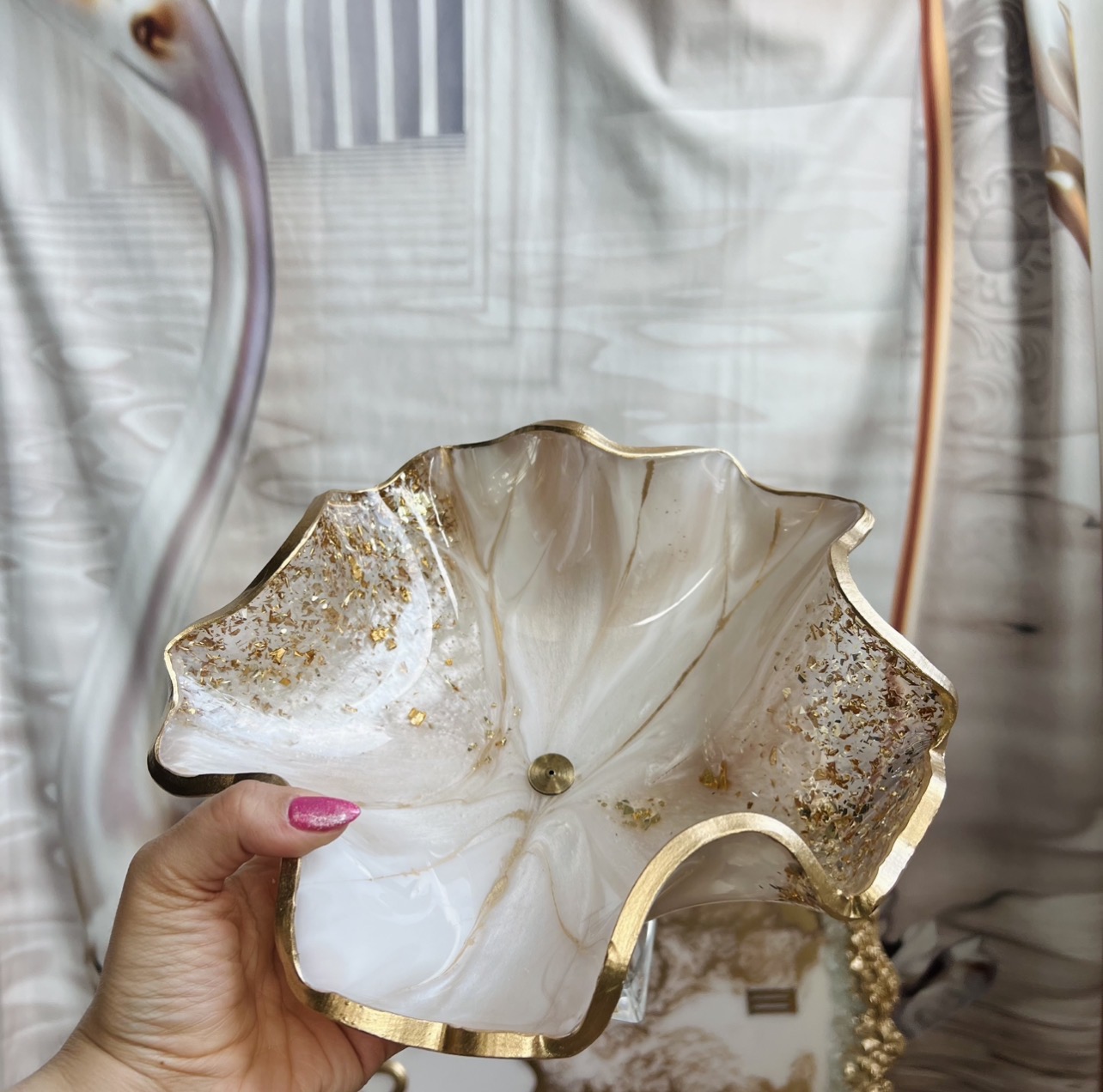 آجیلخوری طرح سنگ عاجی