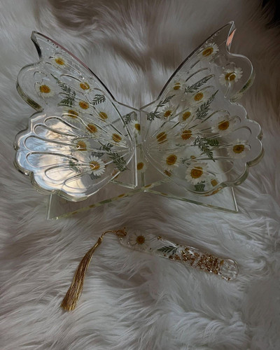 رحل پروانه 30 سانتی و بابونه